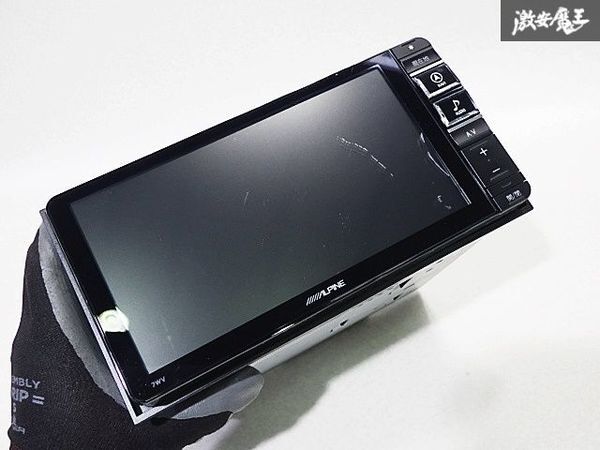 ▲売り切り ALPINE アルパイン メモリーナビ カーナビ ナビ CD DVD Bluetooth 地デジ フルセグ 本体のみ 7WV 即納_画像2