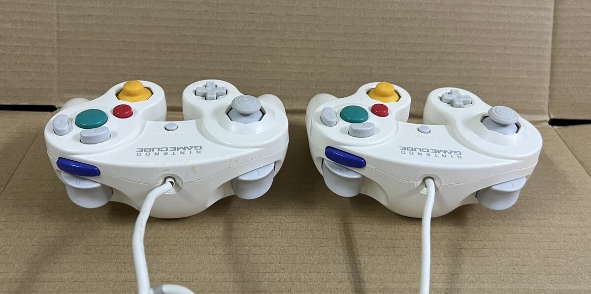 任天堂 ゲームキューブコントローラー ホワイト 2個セット DOL-003_画像6