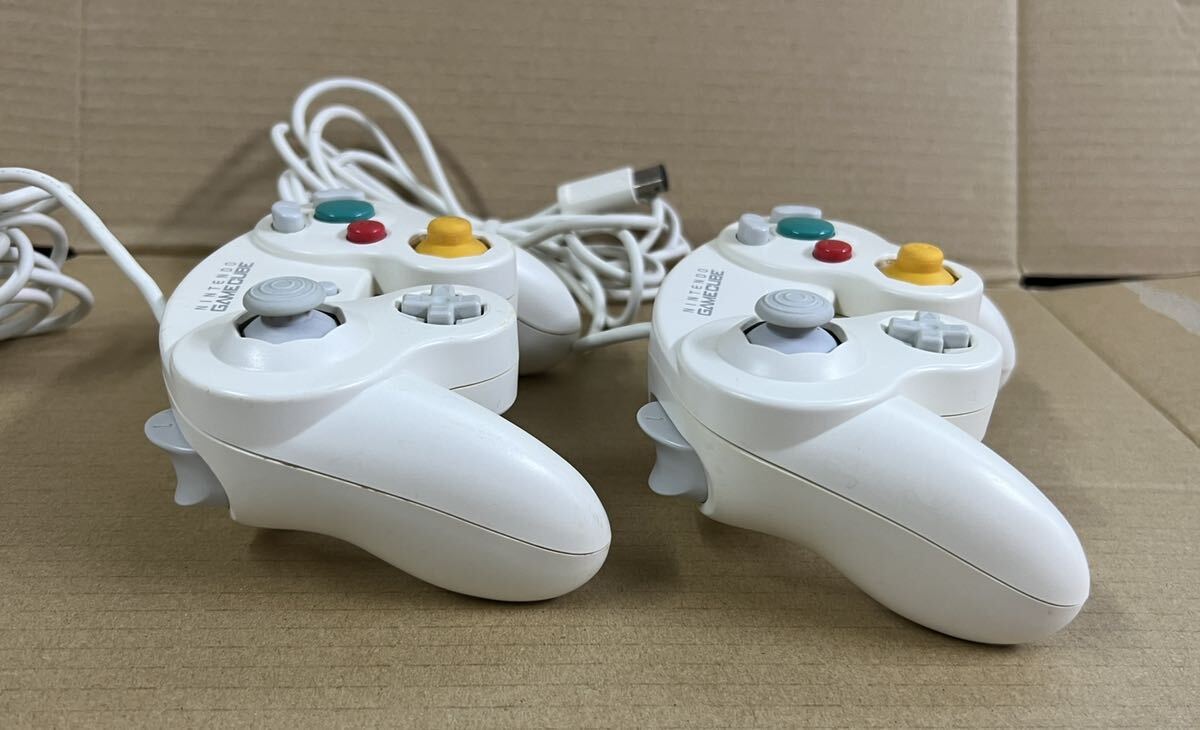 任天堂 ゲームキューブコントローラー ホワイト 2個セット DOL-003_画像8
