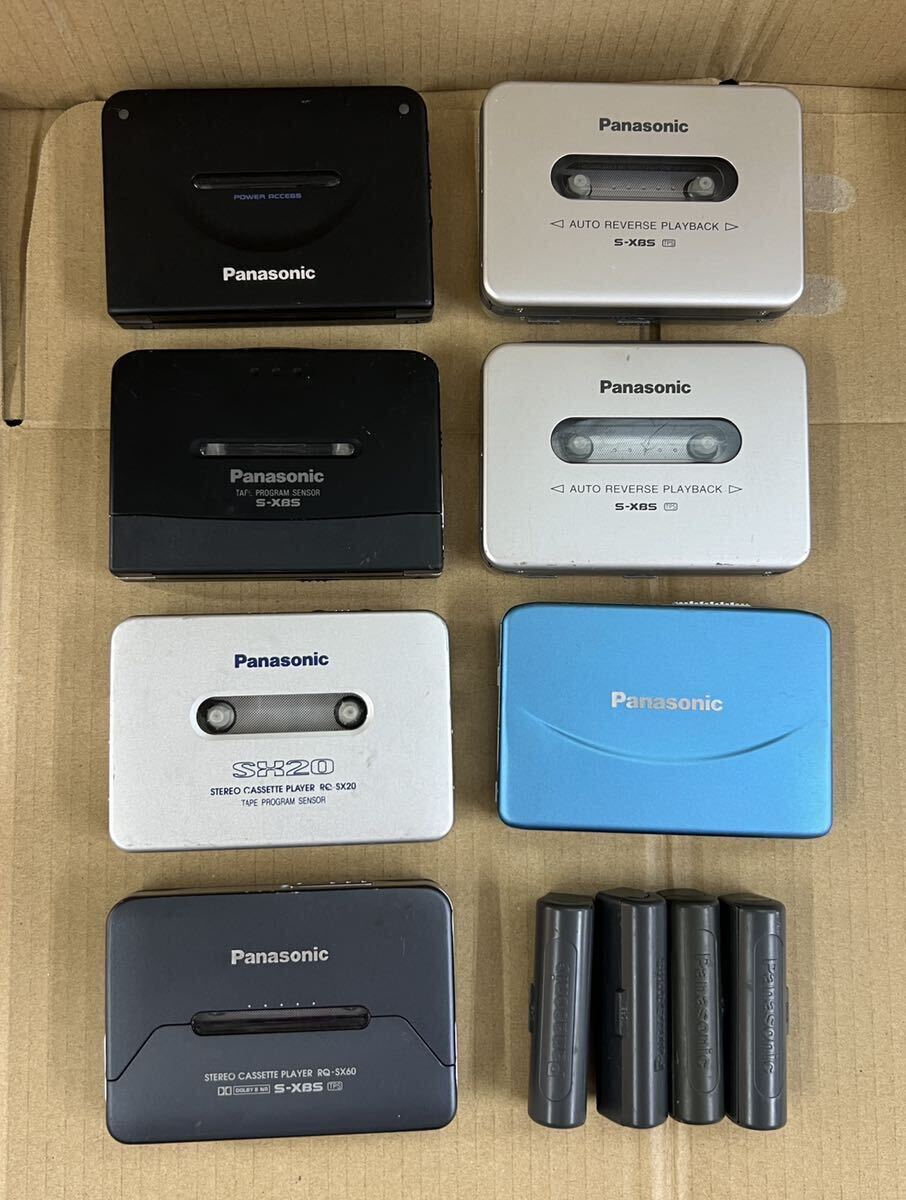 Panasonic RQ-SX3、RQ-SX11、RQ-SX20、RQ-SX60、RQ-SX65F、RQ-SX71 パナソニック ポータブルカセットプレーヤー 7点セット_画像2
