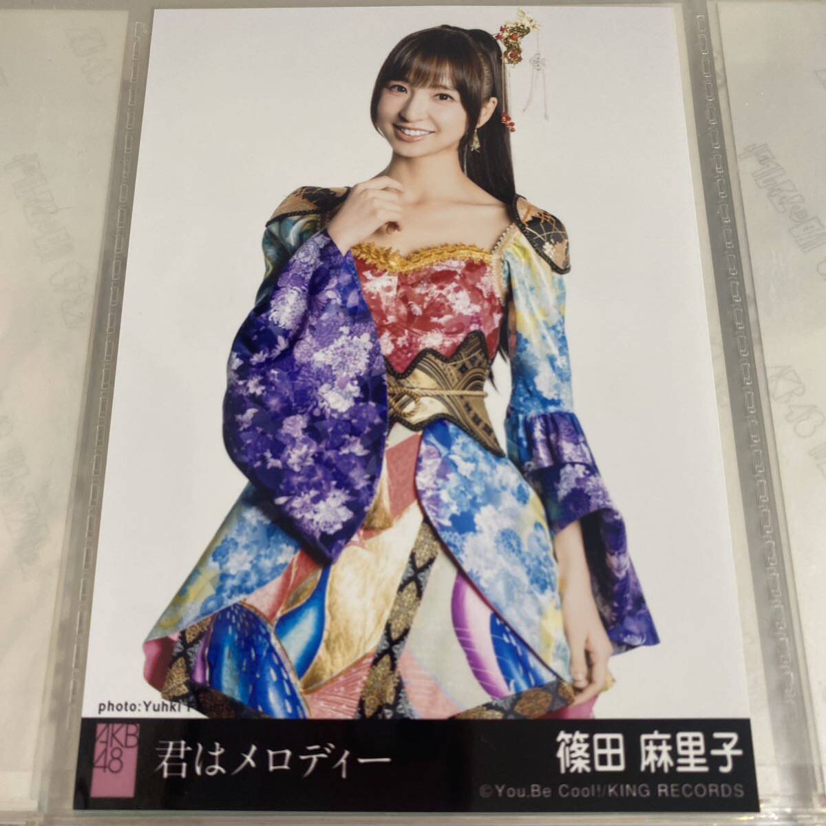 AKB48 篠田麻里子 君はメロディー 劇場盤 生写真 _画像1