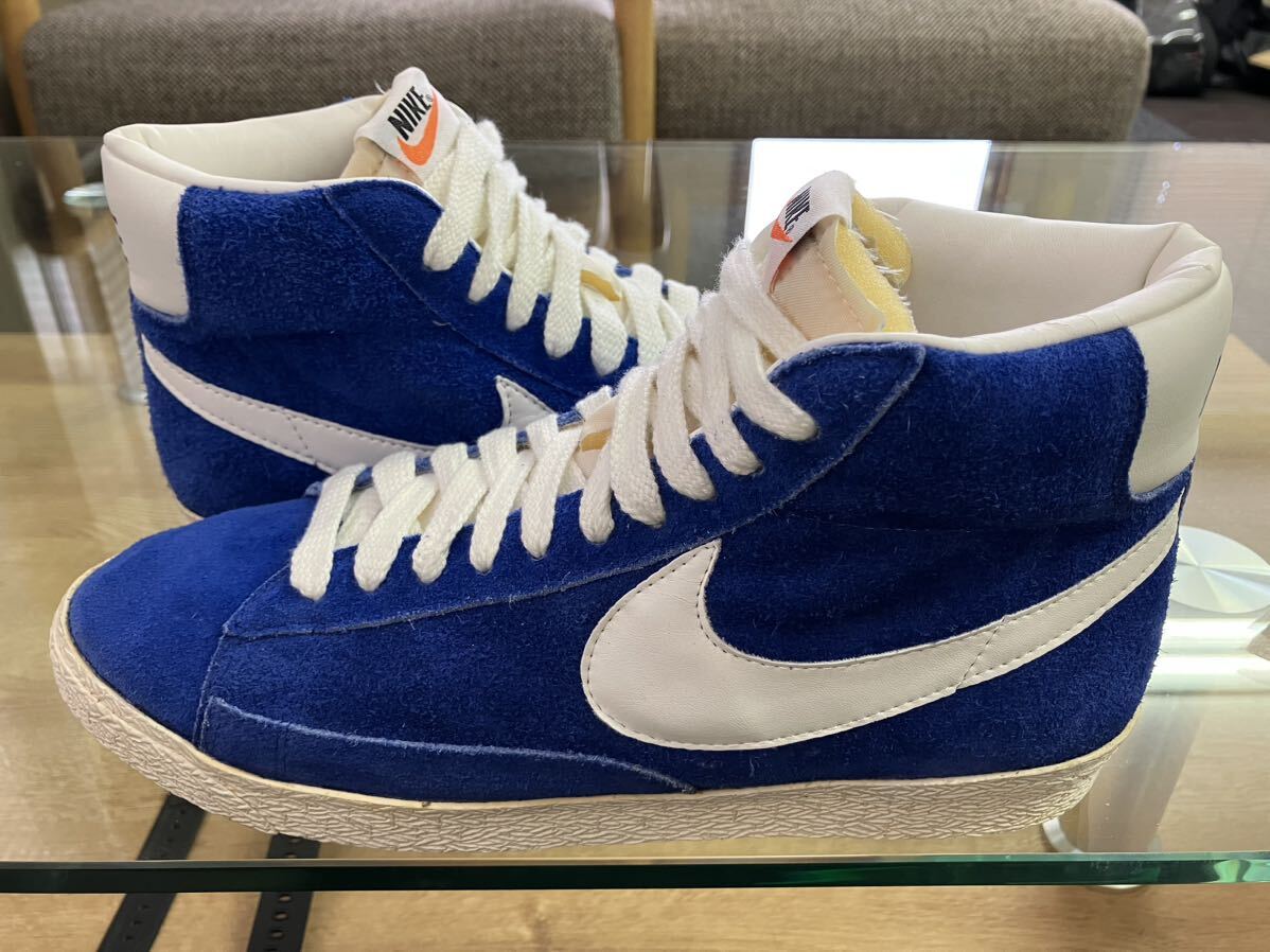 新品 未使用 2008 NIKE BLAZER HIGH HI SUEDE VNTG VINTAGEビンテージ加工 344344-411 28.5cm_画像1