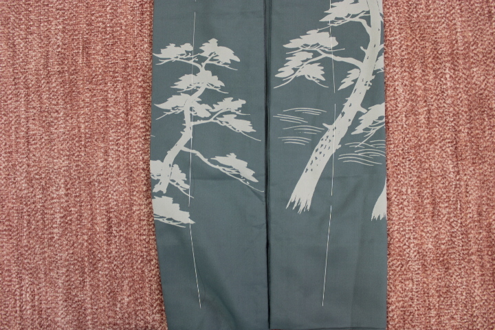  kimono now former times 6734 man. kimono man. long kimono-like garment polyester 100% landscape . Fuji. mountain . feather pattern attaching ....sitsuke attaching length 134cm