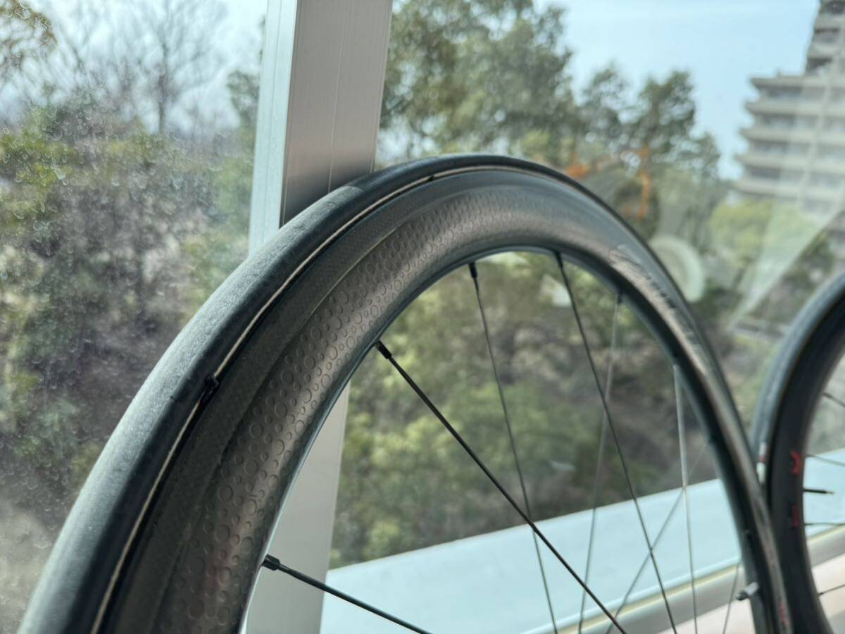 【中古】ZIPP 303 チューブラー リムブレーキ カーボンホイール Firecrest Shimano 11s 105の画像4