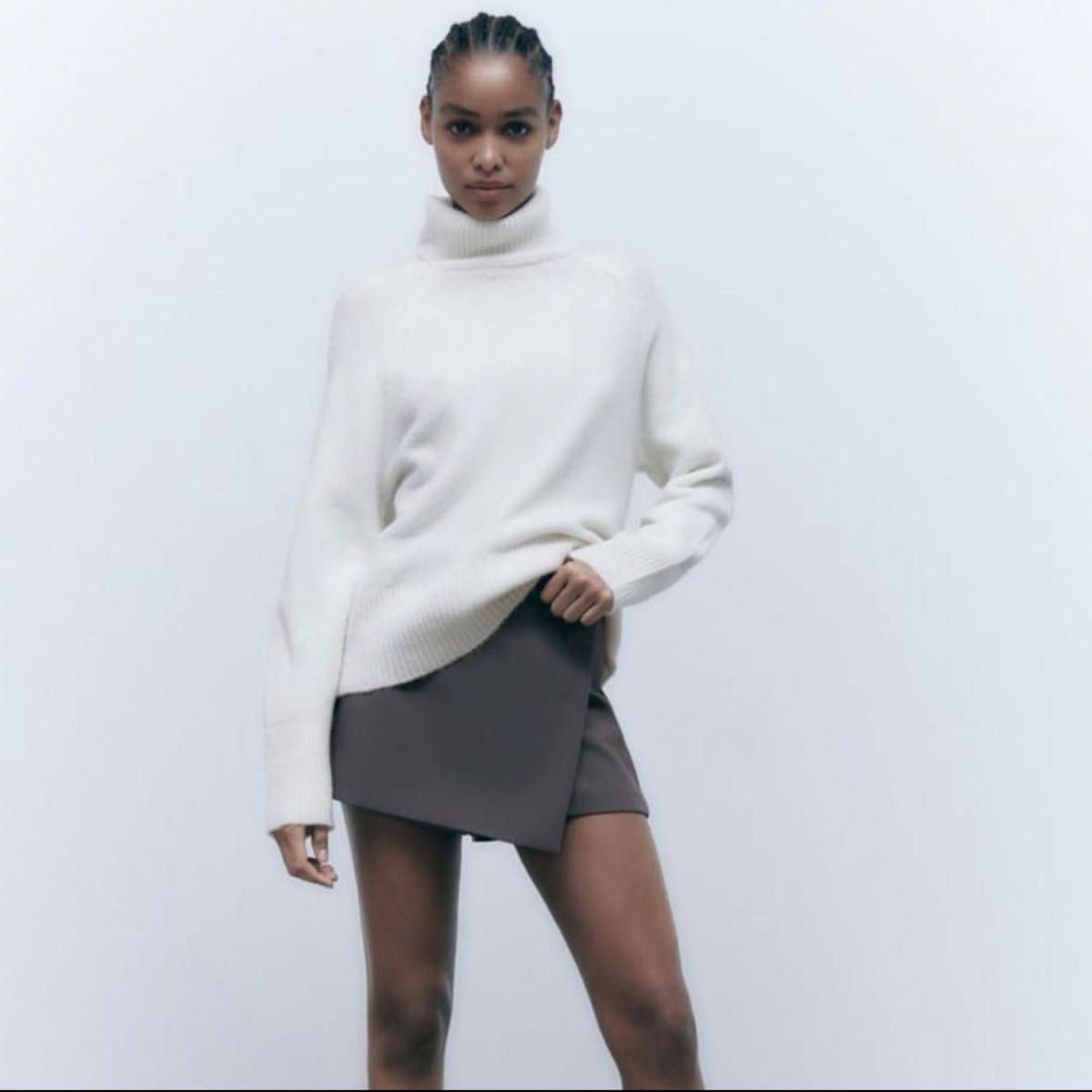 ZARA アシンメトリースコート グレー Sサイズ|Yahoo!フリマ(旧 ZARA アシンメトリースコート グレー Sサイズ|Yahoo!フリマ(旧