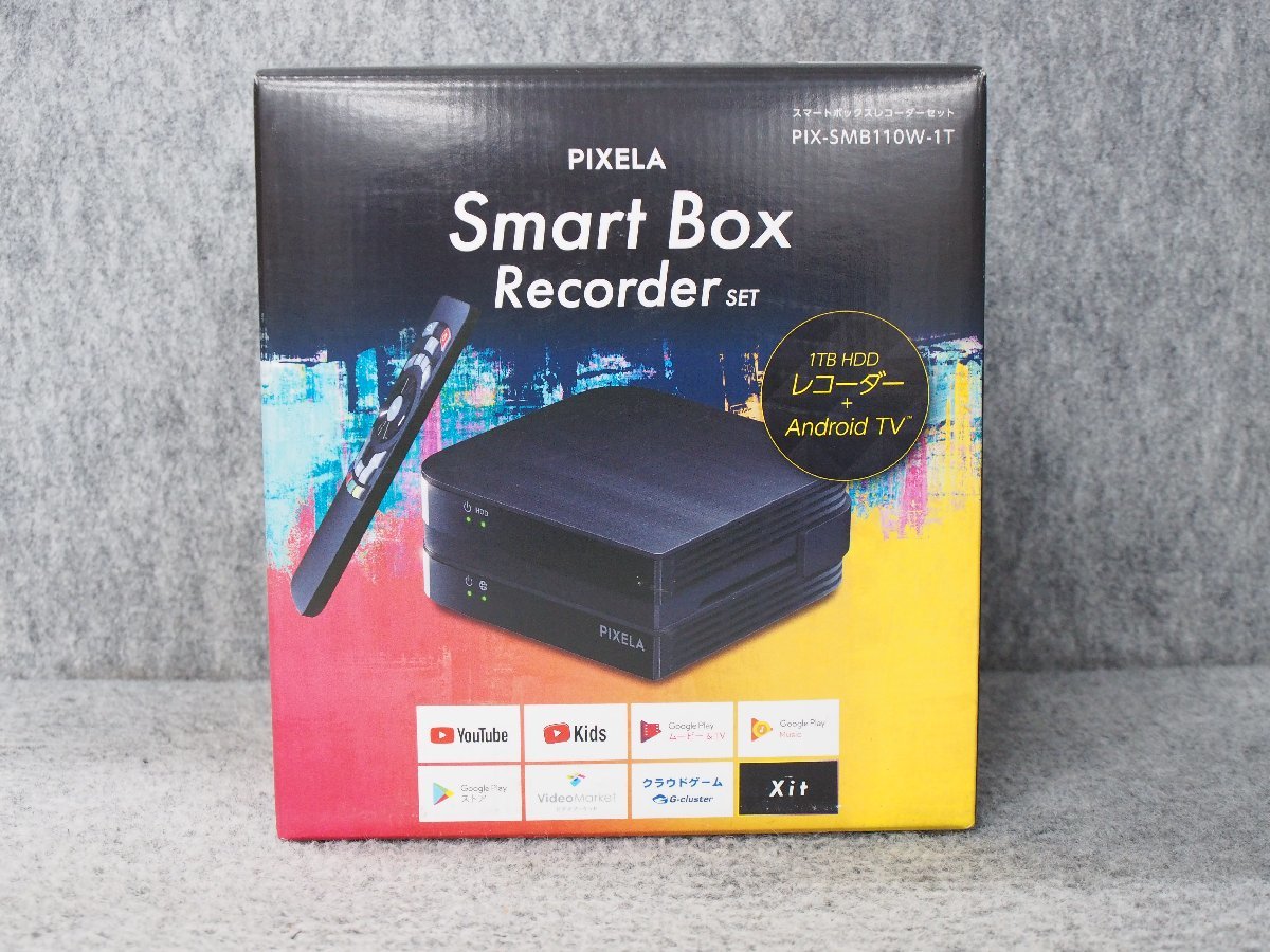 【未使用】 ピクセラ PIXELA Smart Box Recorder 1TBHDD内蔵 PIX-SMB110W-1T B50362_画像1