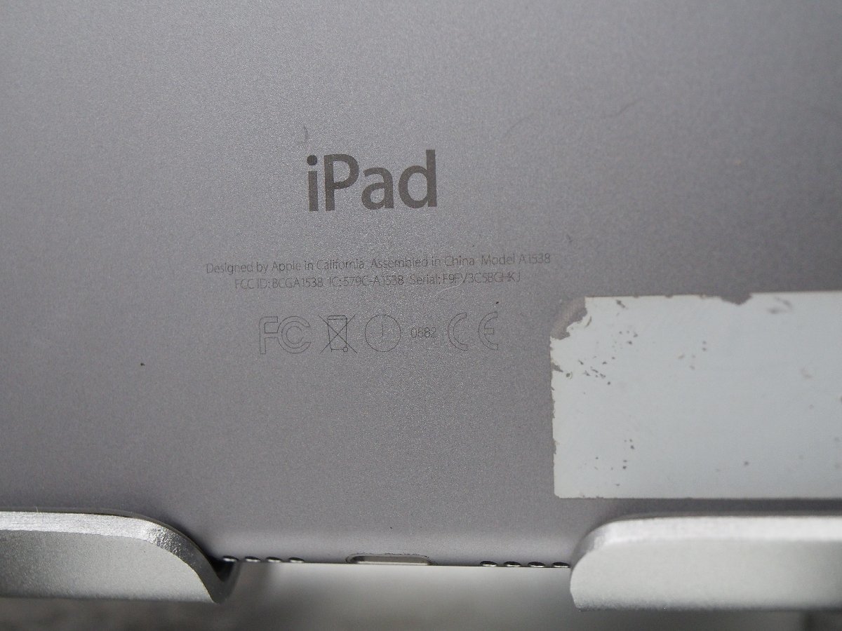 Apple iPad mini4 A1538 基盤無 起動不可 ジャンク D50207_画像2