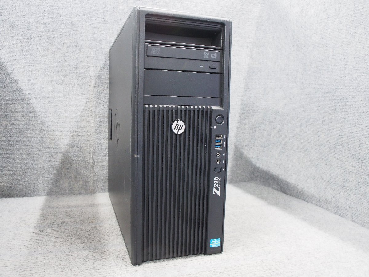 HP Z220 CMT Workstation Xeon E3-1270 v2 3.5GHz 8GB DVDスーパーマルチ nVIDIA QUADRO K2000 ジャンク K36300の画像1