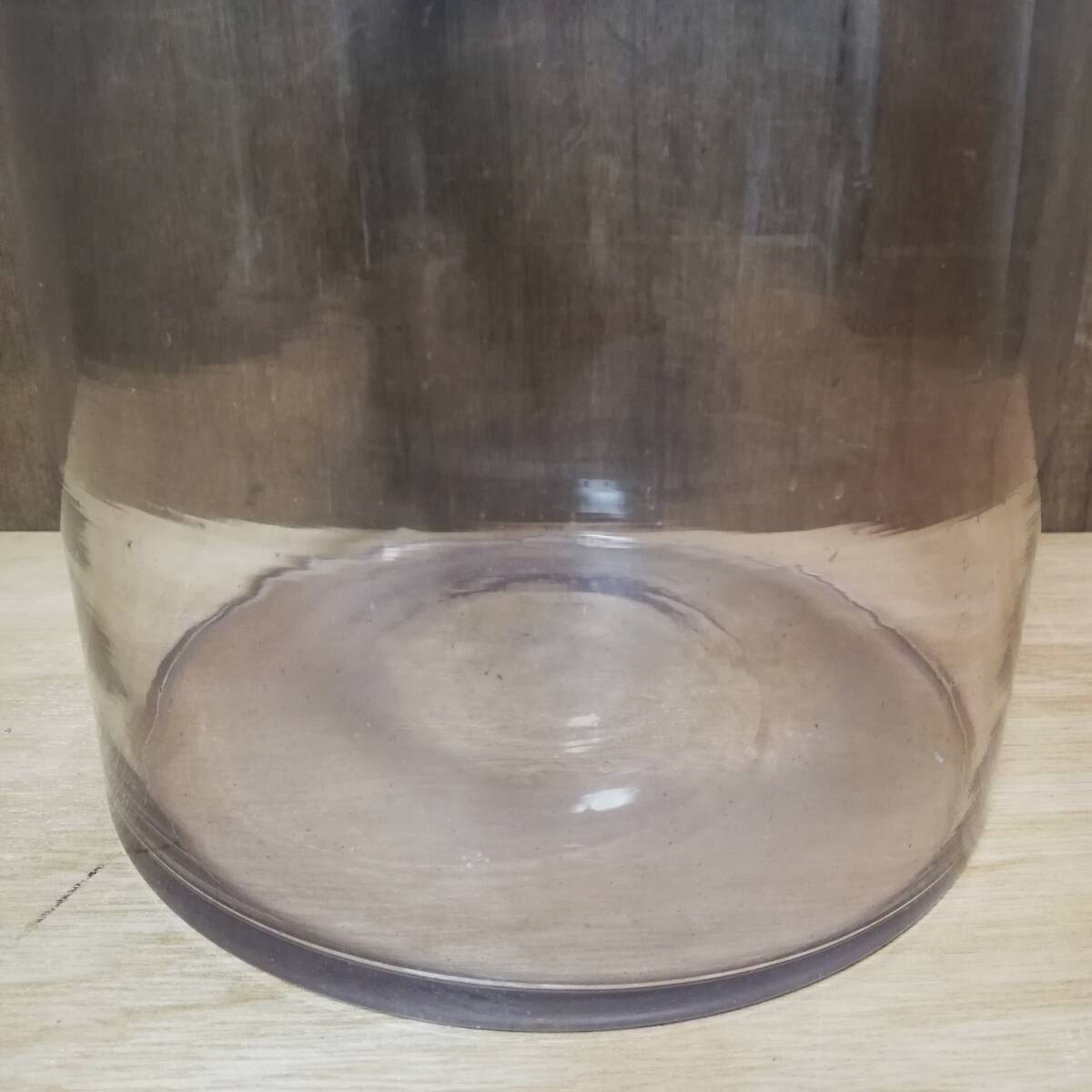アンティーク ガラス瓶 薄いピンク 保存瓶 フラワーベース 花瓶 _画像5