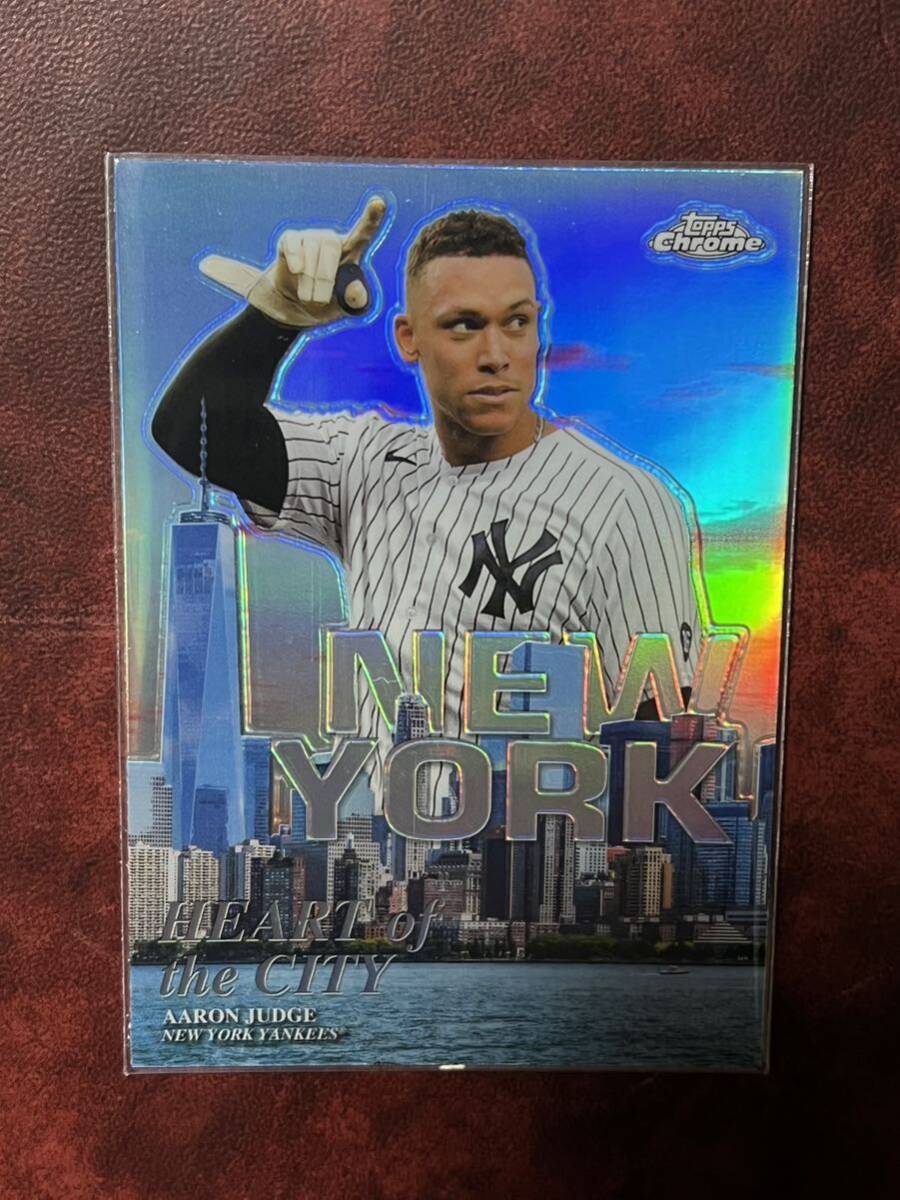 Aaron Judge Topps 2枚セット! Chrome 送料無料 ヤンキース MLB MVP