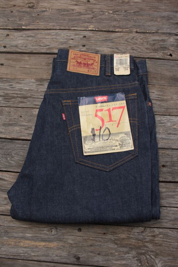 デッドストック フラッシャー付き Levi’s 517 赤文字 赤タブ アメリカ製 表36×34