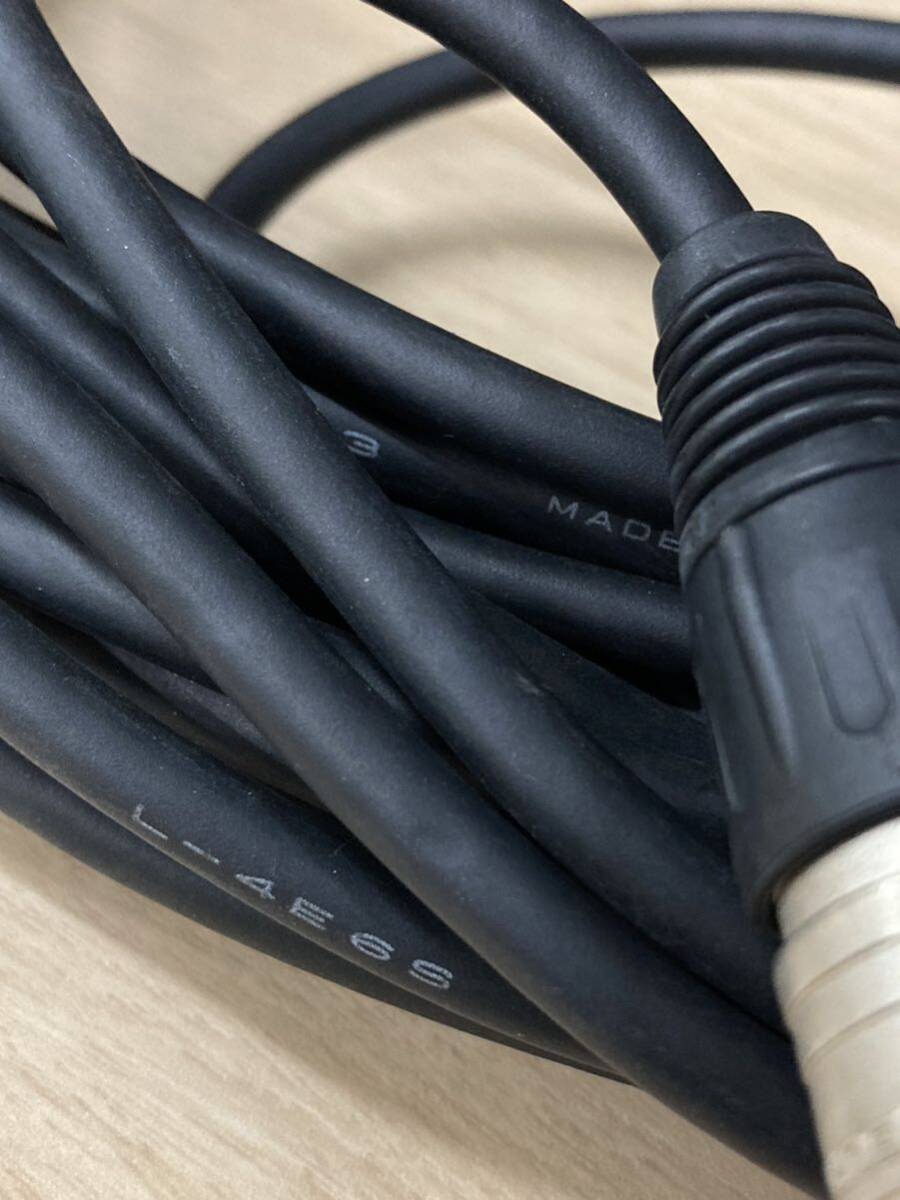 .{33} CANARE микрофонный кабель L-4E6S примерно 5m ×2 шт. комплект примерно 15m× 1 шт. 903 коннектор звук б/у Mike Canare кабель (240307 H-1-6)