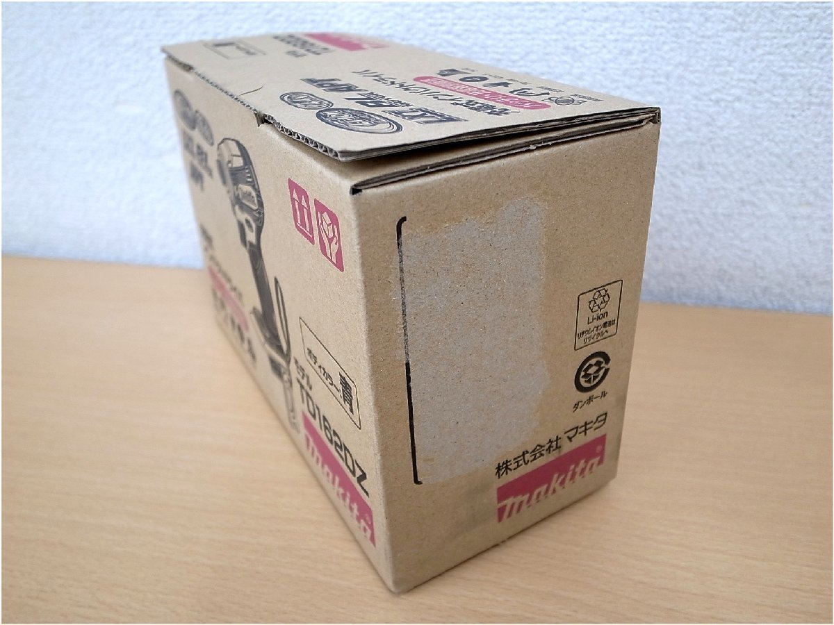 新品未使用品　makita マキタ　14.4V　充電式インパクトドライバ　TD162DZ　青　本体のみ_画像6