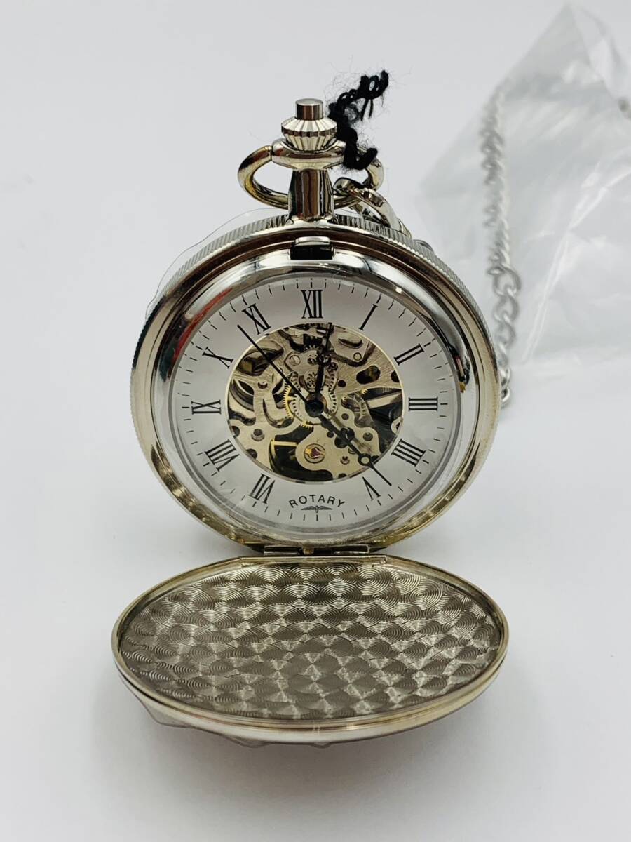 [未使用保管品] ROTARY 時計 手巻き 懐中時計の画像2