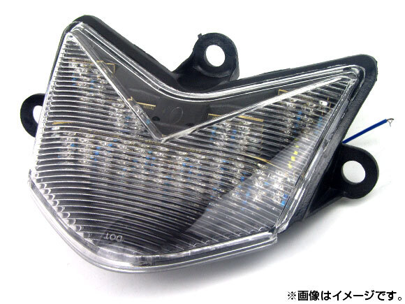 LEDテールランプ カワサキ ZX10/ZX10R 2004年～2005年 クリア AP-BP-32-CL 2輪_画像1