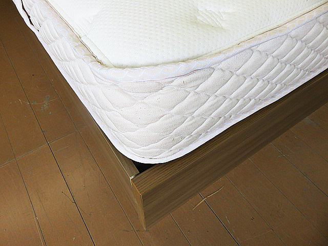 mote Leroux m exhibition goods / current model Japan bed top model [ silky puff ] double bed double size bed 