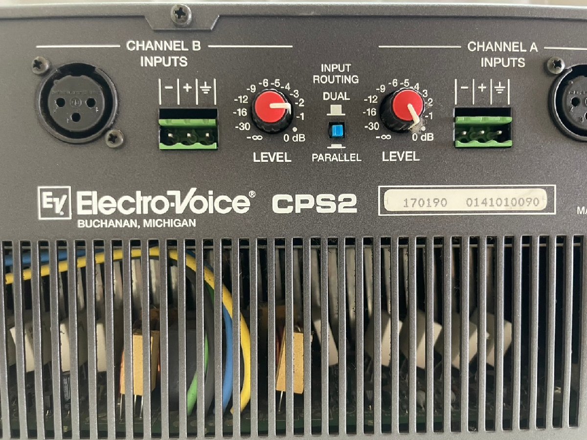 0752　中古品　PA機器　パワーアンプ　EV Electro-Voice　CPS2　エレクトロボイス_画像9