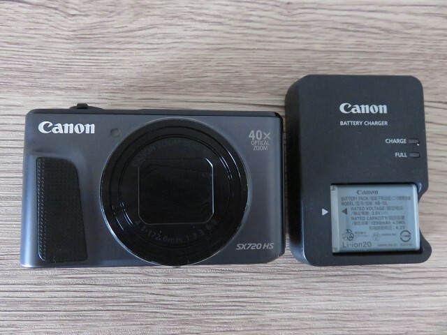 中古 SX720 Canon PowerShot SX720HS 光学40倍 2030万画素 WI-FI 手振補正 動画FullHD デジカメ コンデジ_画像1