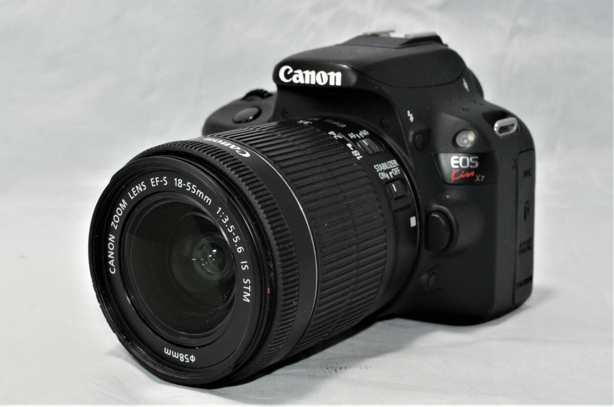 ★箱付★ キャノン Canon デジタル一眼レフカメラ EOS Kiss X7 レンズキット ■ M-25MR24-1778_画像9