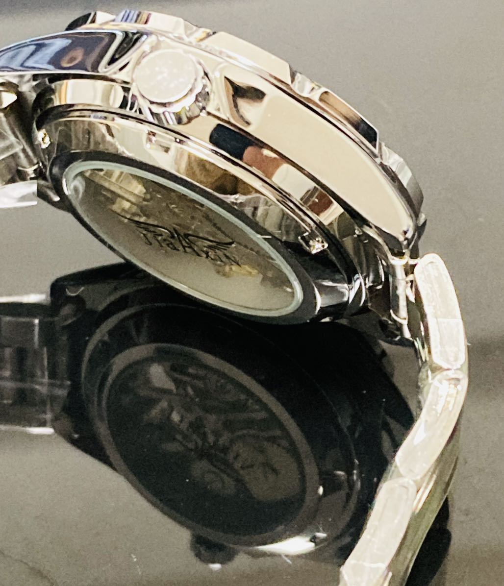  большой . sho flat брак распродажа мужские наручные часы самозаводящиеся часы механический завод водонепроницаемый наручные часы оправа передвижной кварц костюм браслет серфинг 1815p