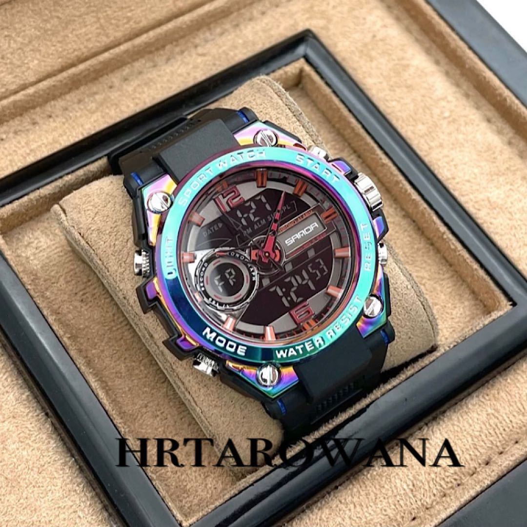 大谷翔平 結婚セール メンズ腕時計 ダイバーズウォッチ ビックフェイス 防水腕時計 サーフィン デジタル腕時計 カレンダー1227k限定品の画像1