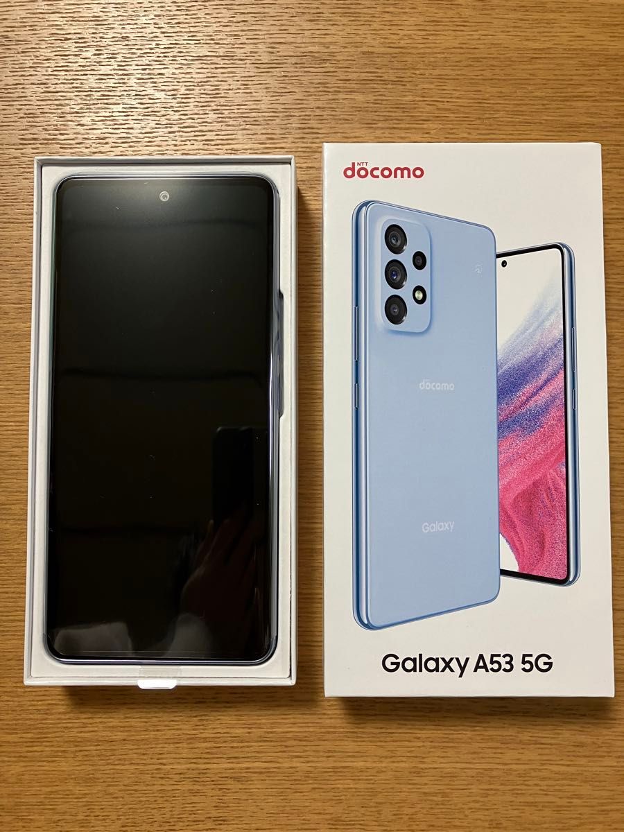 【新品未使用】Galaxy A53 5G SC-53C 128GB オーサムブルー ドコモ