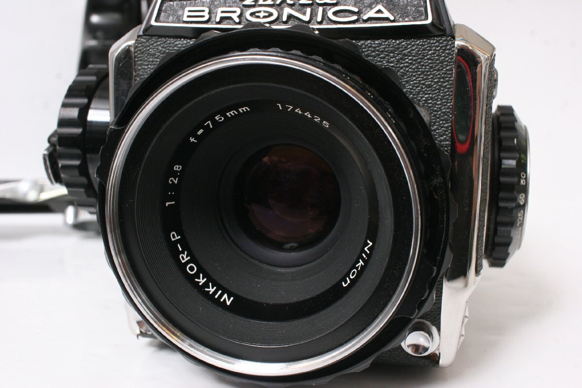 ★1円～要メンテ品★Zenza BRONICA・ゼンザブロニカS2/ニッコール75mmF2.8付！_画像7