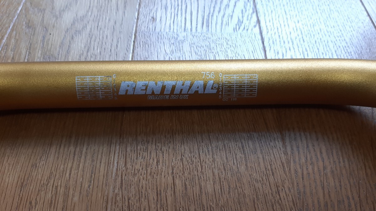 renthal レンサル ハンドルバー バイク 756 オフロード ハンドル の画像3