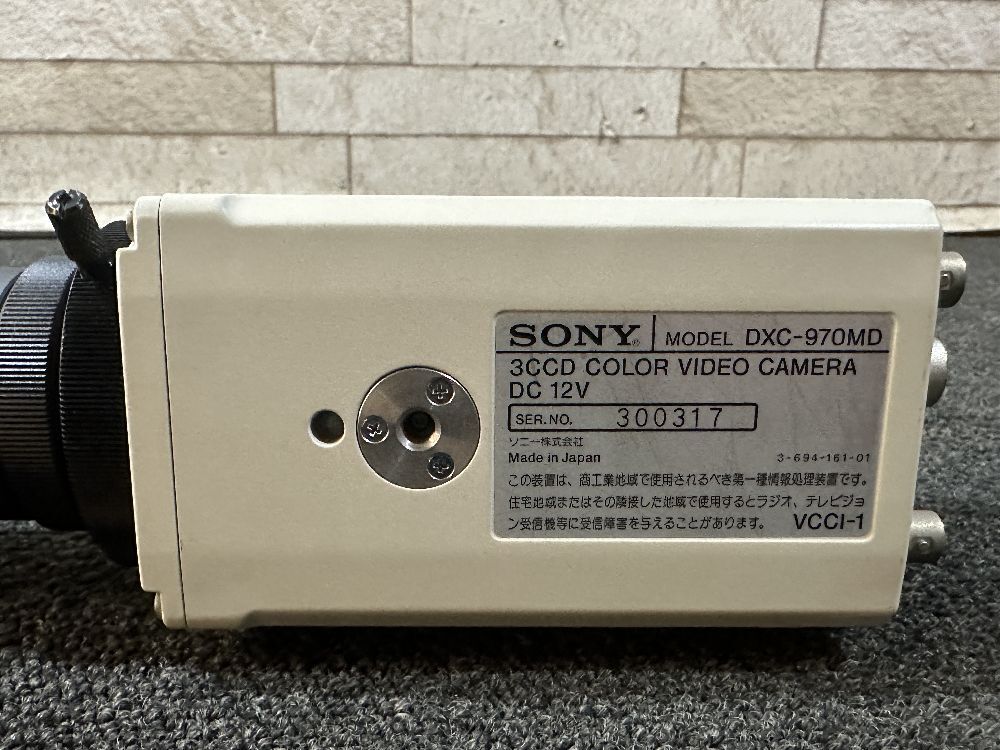 21●〇 SONY 3CCD カラービデオカメラ DXC-970MD & TOPCON SL-7E,7F FOR USE WITH MODEL レンズ 〇●_画像8