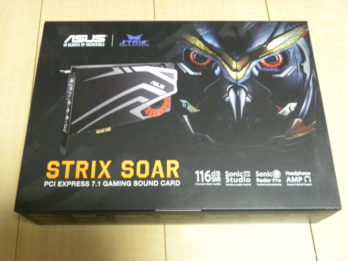 ASUS　サウンドカード STRIX SOAR 1円スタート　7.1CH_画像1