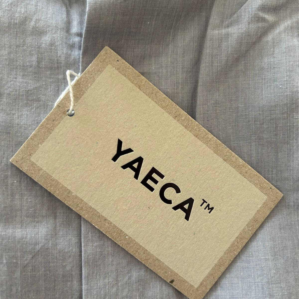 YAECA ヤエカ コンフォートシャツ 長袖シャツ　新品未使用　タグ付