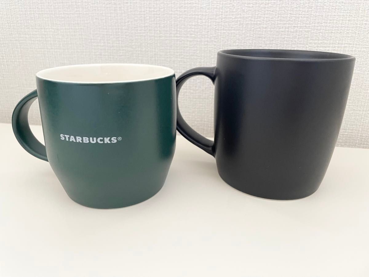 スターバックス スタバ マグカップ リワード 限定 グリーン 緑 黒 スター 星 セット レア コストコ グッズ