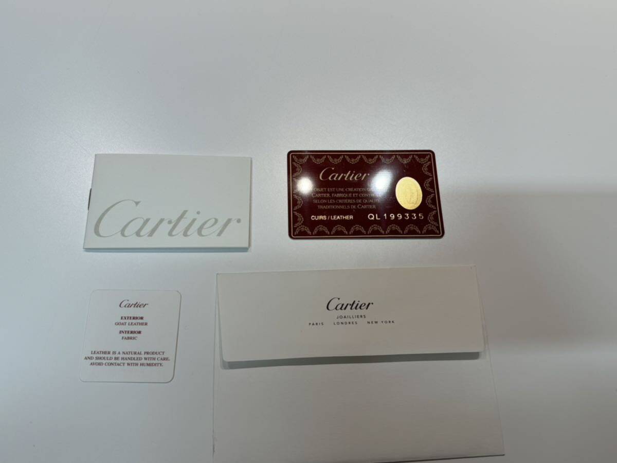 正規品Cartier カルティエ マルチェロ ドゥ カルティエ レザー ゴールド金具 レッド 売り切り 本物_画像8