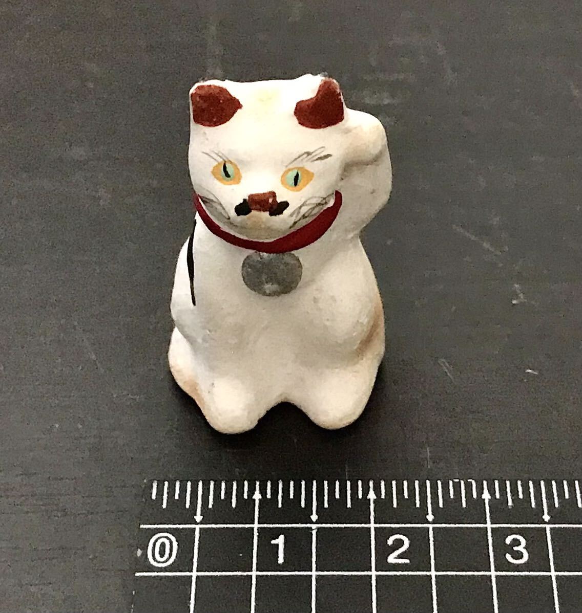 clobox◎郷土玩具 河村目呂二/趣味の猫 百種 91番 長岡 /2-4cm/招き猫/土人形/民芸/伝統工芸/風俗人形/置物/レトロ/アンティーク/縁起物_画像5