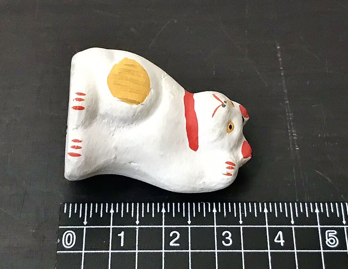 clobox◎郷土玩具河村目呂二/趣味の猫百種91番長岡/2-4cm/招き猫 clobox◎郷土玩具河村目呂二/趣味の猫百種91番長岡/2-4cm/招き猫