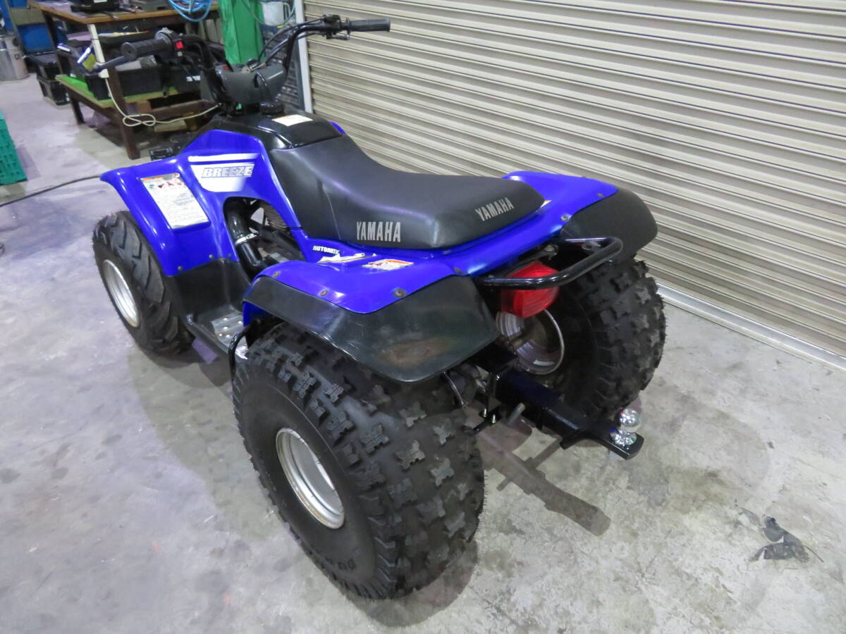 ブリーズ１２５ リバースギア付き ヒッチメンバー 付き 前後タイヤ新品 バギー ATV YF YFM YFZ BREEZE グリズリー ラプターの画像4