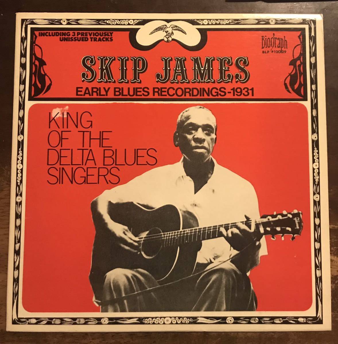 ■SKIP JAMES ■スキップ・ジェームス■King Of The Delta Blues Singers / 1LP / Biograph Records / Blues / ブルース名盤 / シュリンクの画像1