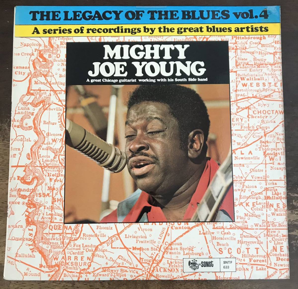 ■MIGHTY JOE YOUNG ■マイティー・ジョー・ヤング■The Legendary Of The Blues Vol. 4 / 1LP / 1973 Sonet / Coating Sleeve / Blues / 1_画像1