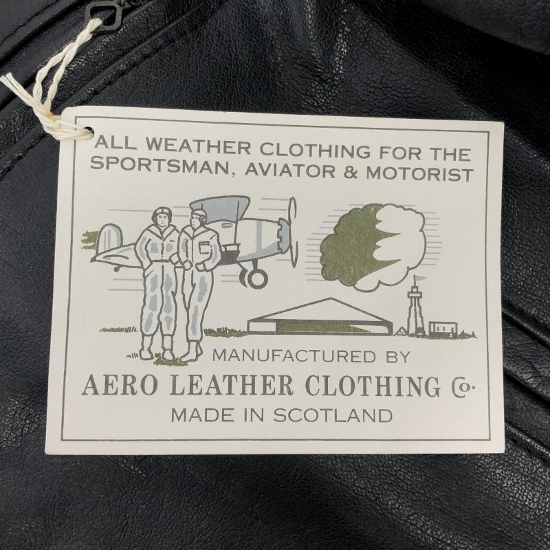 【中古】AERO LEATHERS　シングルライダース 34　エアロレザー　ブラック[240066138227]_画像6