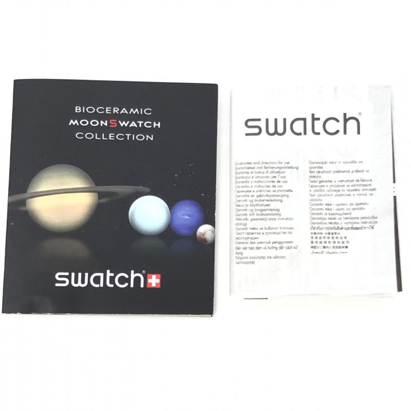 【中古】OMEGA SWATCH ムーンスウォッチ MISSION TO URANUS クォーツ　オメガ スウォッチ ウラヌス　ブルー[240066138484]_画像8