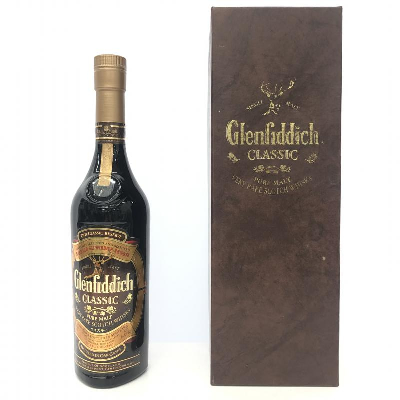 【中古】【未開栓】Glenfiddich グレンフィディック CLASSIC ウイスキー 700ml 43％ 装飾はがれ　総重量1229ｇ[240019445498]_画像1