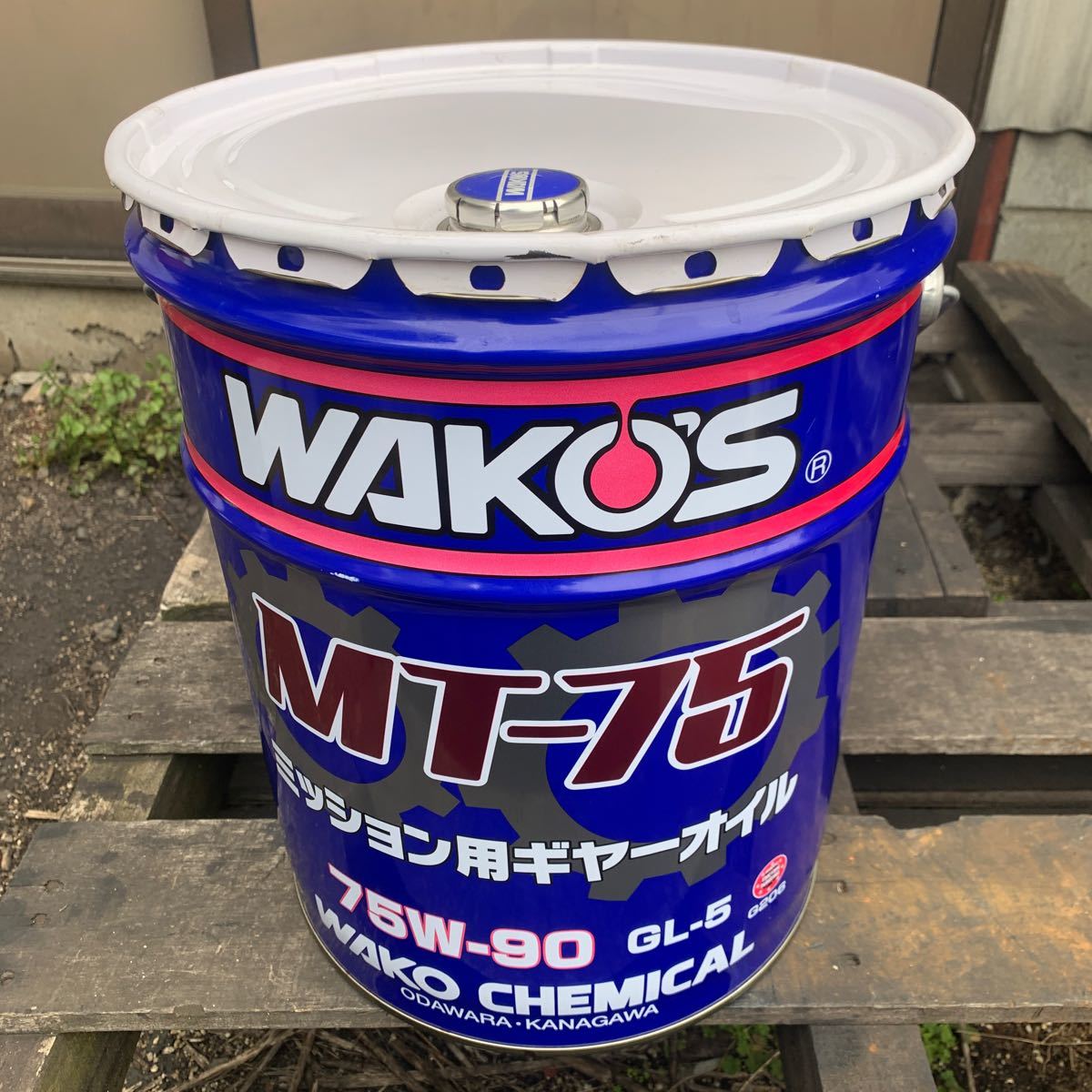 WAKOS ワコーズ MT-75 ペール缶 空缶_画像1