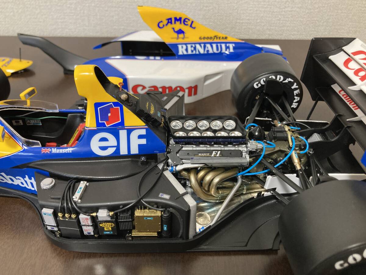 タミヤ 1/12 ウィリアムズ FW14B No5　N.MANSELL（ナイジェル・マンセル）キャメル仕様 自作完成品　_画像8