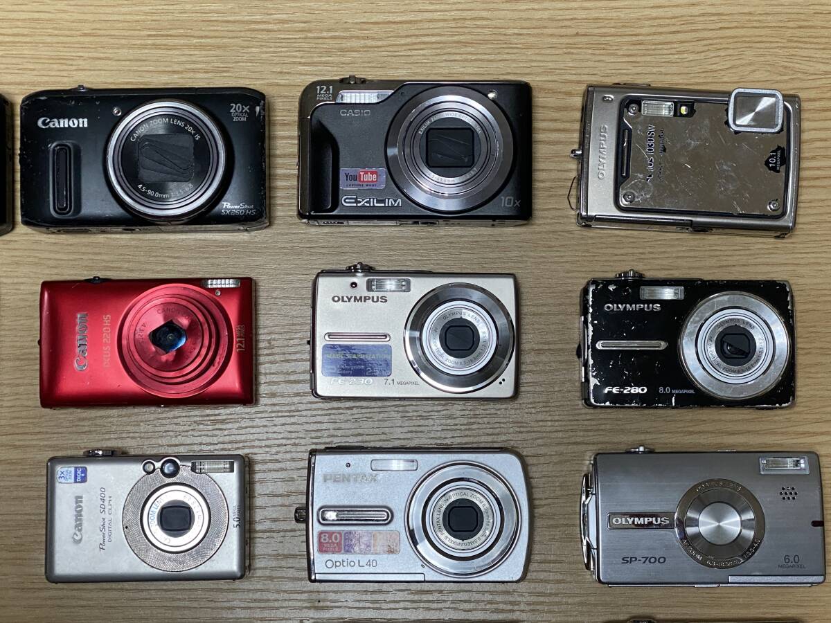 Canon キャノン Nikon ニコン Sony ソニー FUJIFILM フジフィルム CASIO 等 コンパクトデジタルカメラ 30点 セット まとめ コンデジ 4931_画像4