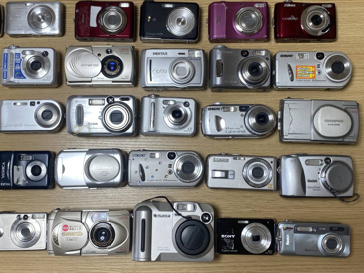Canon キャノン Nikon ニコン Sony ソニー CASIO カシオ LUMIX ルミックス コンパクトデジタルカメラ 63点 セット まとめ コンデジ C003の画像6