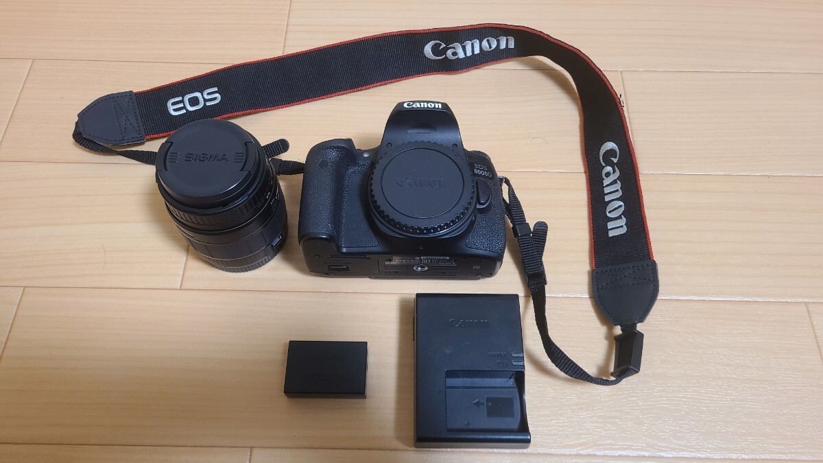 CANON キャノン デジタル一眼レフカメラ EOS 8000D ボディ　SIGMA　28-80mm 3.5-5.6　動作確認済み_画像1