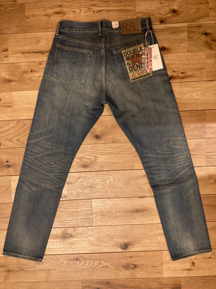 RRL ビンテージ加工デニム　w31 x L32 未使用_画像3