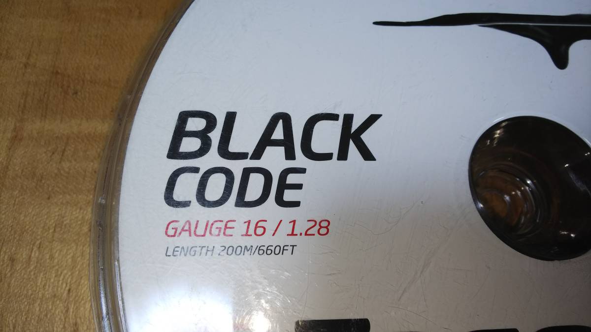 ■テクニファイバー■ BLACK CODE （ブラックコード）1.28/16（200m）Tecnifibre _画像2