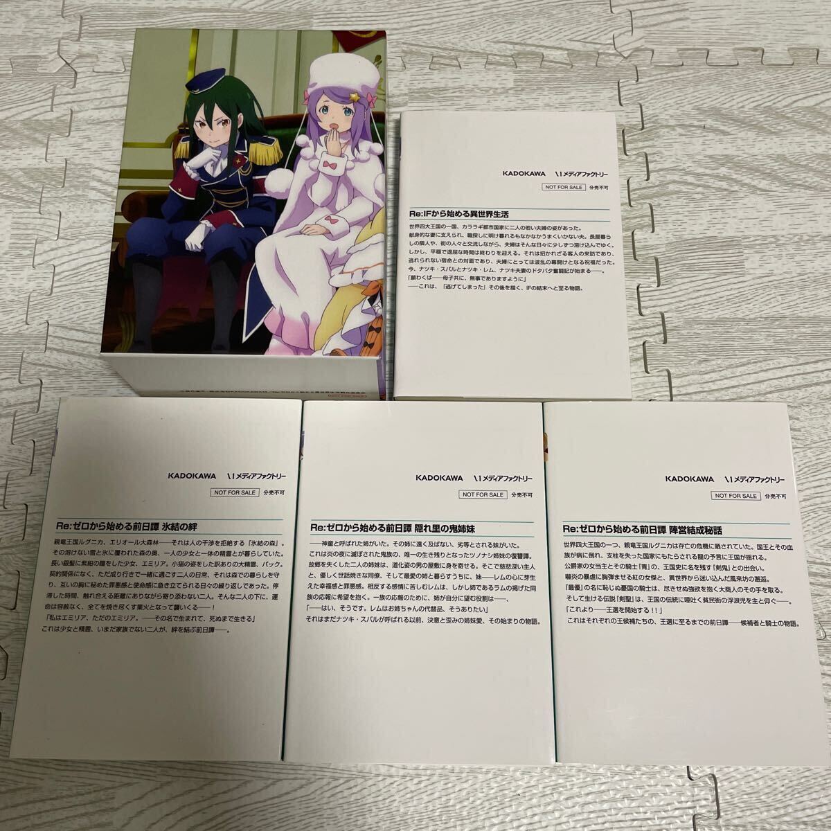 Re ゼロから始める異世界生活 全巻購入特典 特典小説 Re IFから Re ゼロから始める異世界生活 全巻購入特典 特典小説 Re IFから