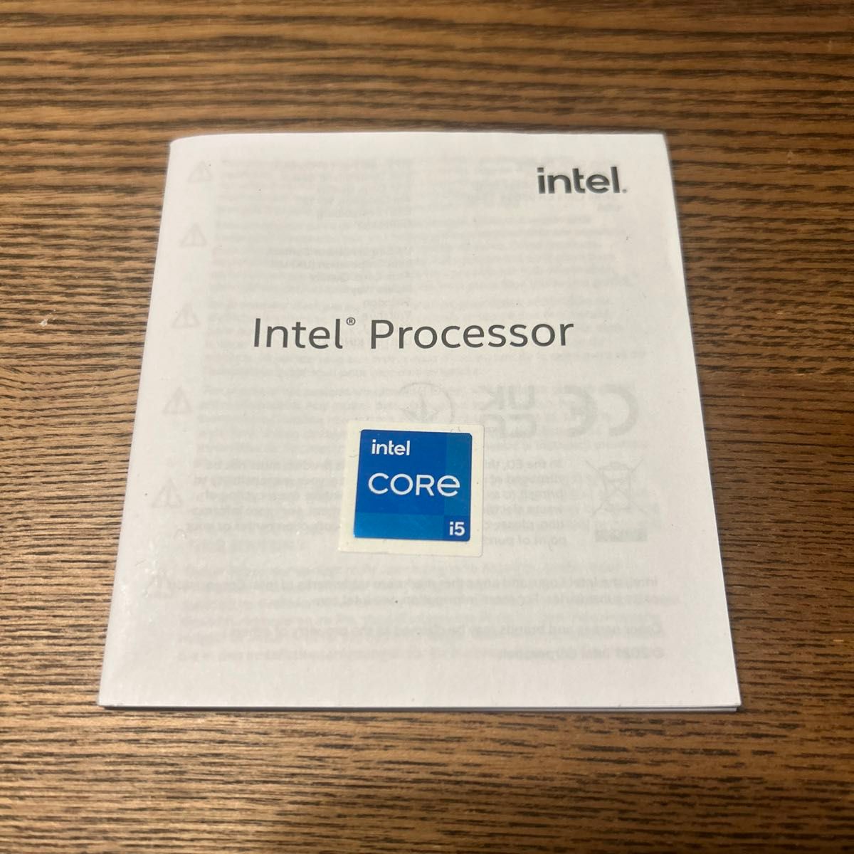 新品 未使用品 プロセッサー クーラー  intel Core i5-12400F